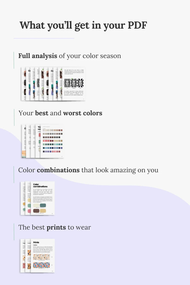 online color analysis mastery what the pdf is including