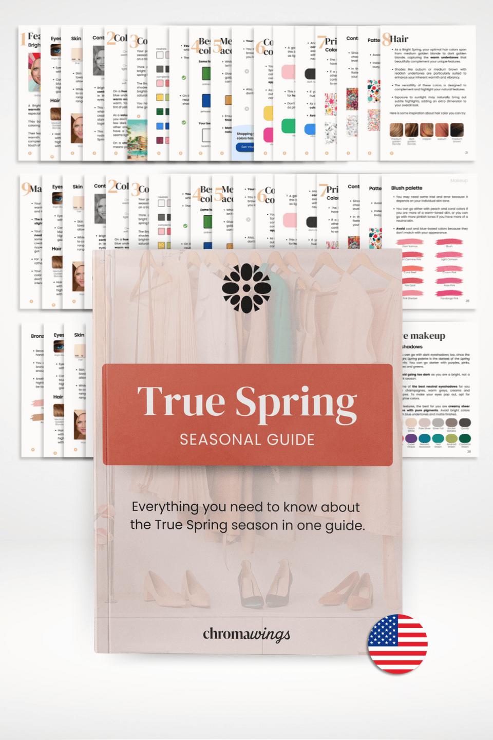 Spring Guide Mak True Spring Full Guide – Best Colors, Makeup & Styling Tips – Chromawings
