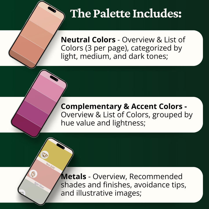 Customizable Color Palettes | Radiance Collection