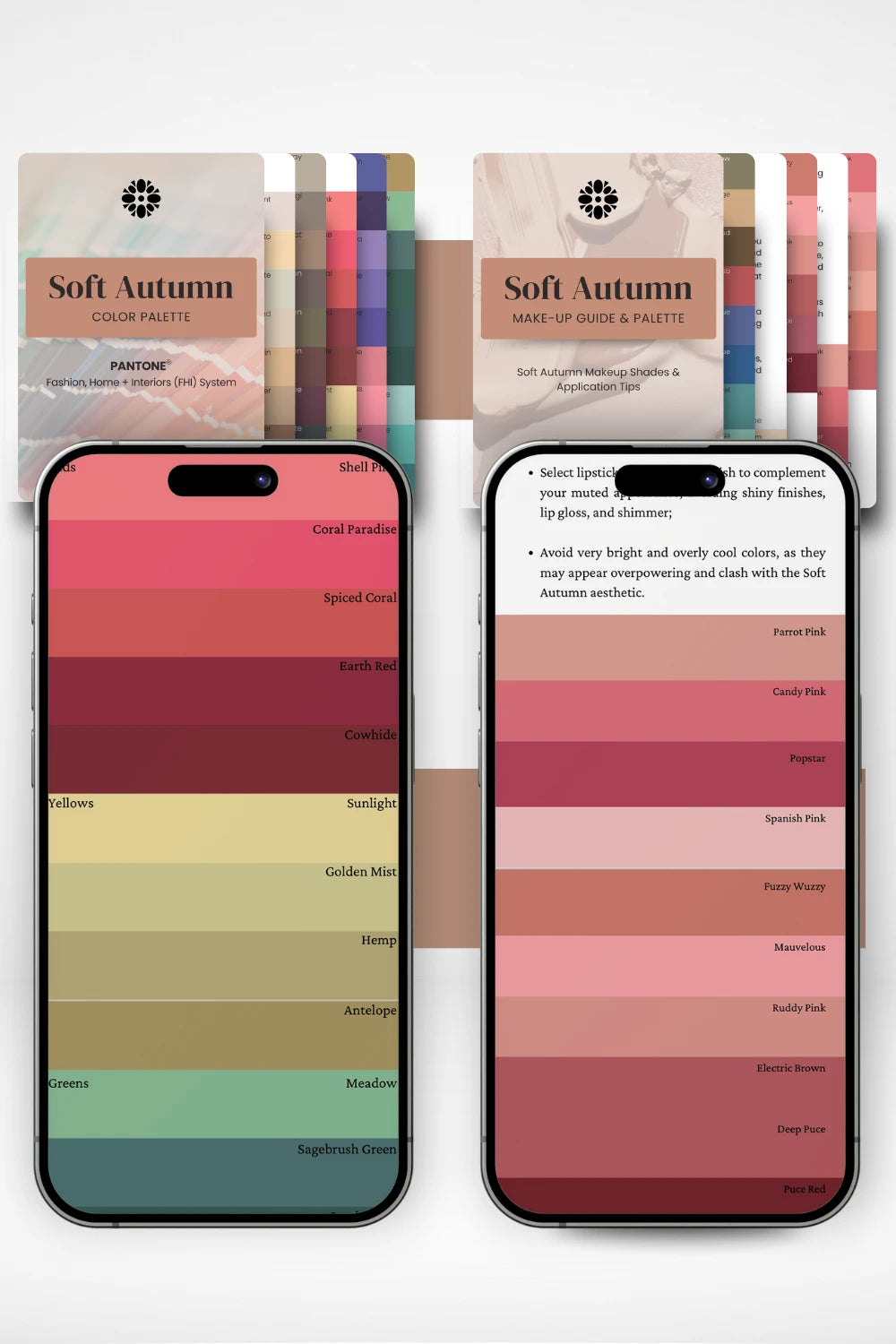 Soft Autumn Duo Bundle: Color & Makeup Palettes β Chromawings