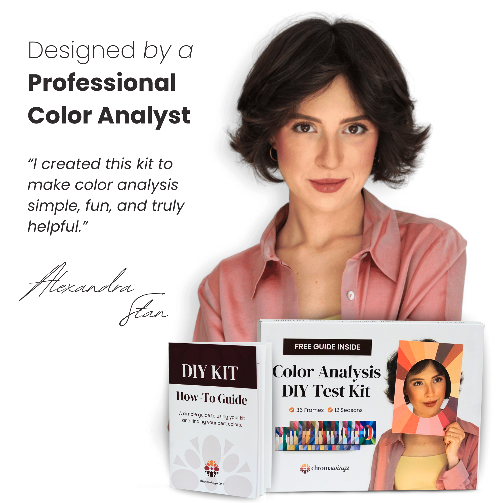 Color Analysis Frame Kit Color Analysis DIY Kit - Find Your Best Colors at Home | 12 Seasons ...