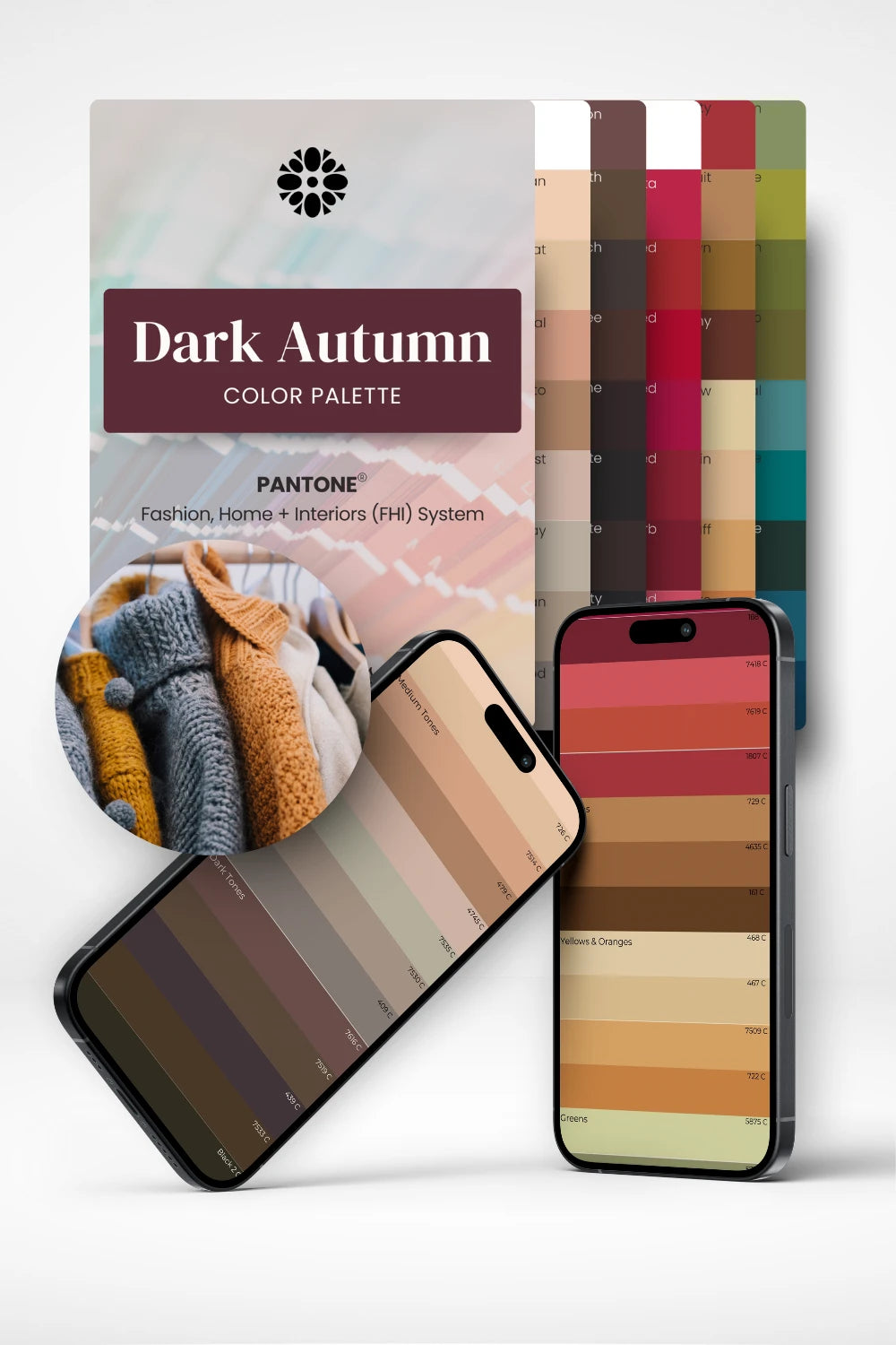 Dark Autumn Color Swatch