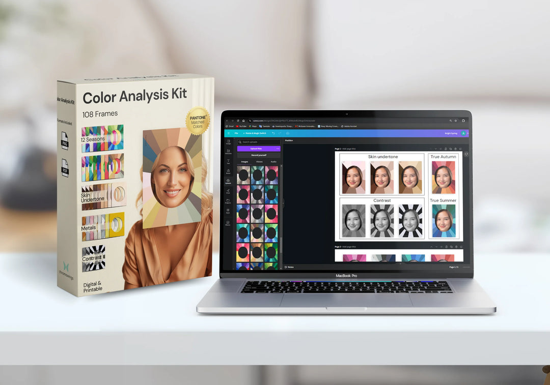 Color Analysis Kit: 12 Seasons | Virtual Analysis & DIY – Chromawings