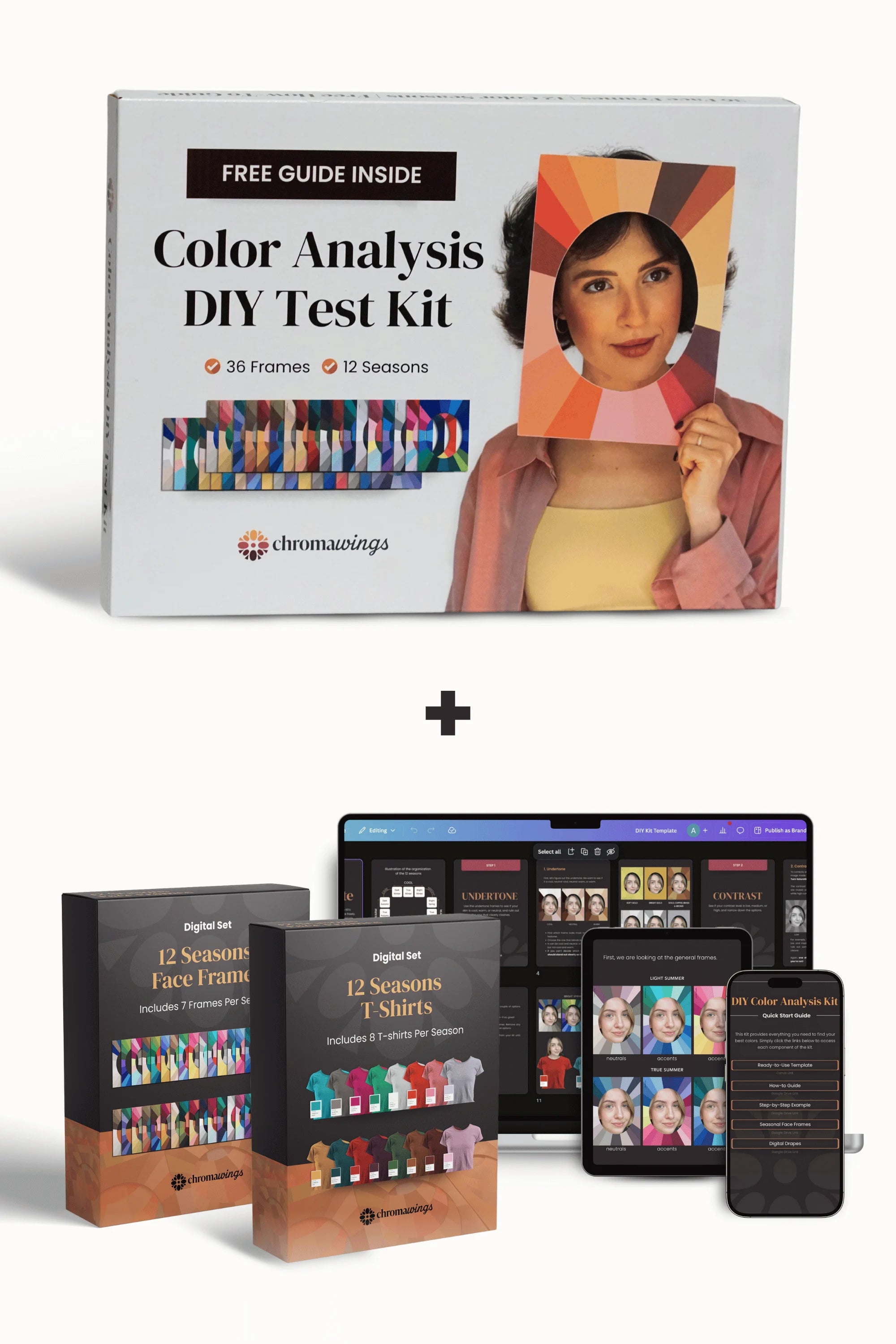 Color Analysis Kit + Digital DIY Templates